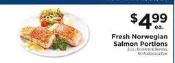 ShopRite Fresh Norwegian Salmon Portions offer