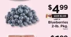 ShopRite Blueberries offer