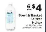 ShopRite Bowl & Basket Seltzer offer