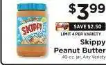 ShopRite Skippy Peanut Butter offer