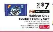 ShopRite Nabisco Oreo Cookies Family Size offer