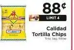 ShopRite Calidad Tortilla Chips offer