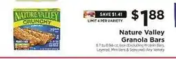 ShopRite Nature Valley Granola Bars offer