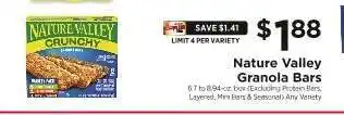 ShopRite Nature Valley Granola Bars offer