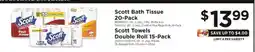 ShopRite Scott Bath Tissue 20-Pack offer