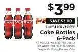 ShopRite Coke Bottles 6-Pack offer