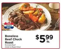 ShopRite Boneless Beef Chuck Roast offer