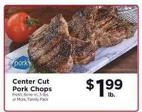 ShopRite Center-Cut Pork Chops offer