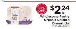 ShopRite Wholesome Pantry Organic Chicken Drumsticks offer