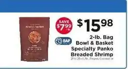 ShopRite Bowl & Basket Specialty Panko Breaded Shrimp offer