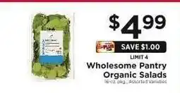 ShopRite Wholesome Pantry Organic Salads offer