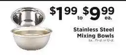 ShopRite Stainless Steel Mixing Bowls offer