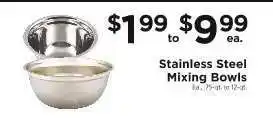 ShopRite Stainless Steel Mixing Bowls offer
