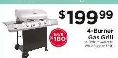 ShopRite 4-Burner Gas Grill offer