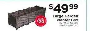 ShopRite Large Garden Planter Box offer