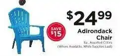 ShopRite Adirondack Chair offer