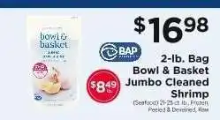 ShopRite Bowl & Basket Jumbo Cleaned Shrimp offer