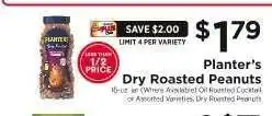 ShopRite Planter’s Dry Roasted Peanuts offer