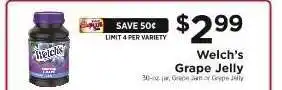ShopRite Welch’s grape jelly offer