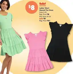 Family Dollar Ladies' Short Sleeved Tier Dress offer