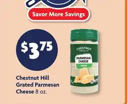 Family Dollar Chestnut Hill Grated Parmesan Cheese offer