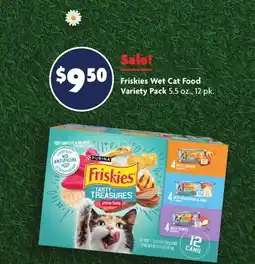 Family Dollar Purina Friskies Wet Cat Food Variety Pack offer