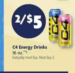 Family Dollar C4 Energy Drinks offer