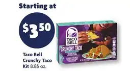 Family Dollar Taco Bell Crunchy Taco Kit offer