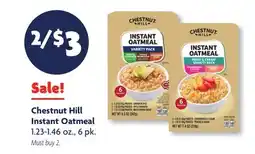 Family Dollar Chestnut Hill Instant Oatmeal offer
