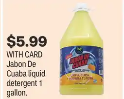 CVS Jabon De Cuaba liquid detergent 1 gallon offer