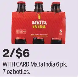 CVS Malta India 6 pk. 7 oz bottles offer