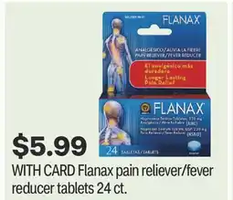 CVS Flanax pain reliever/fever reducer tablets 24 ct offer