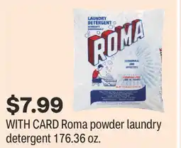 CVS Roma powder laundry detergent 176.36 oz offer
