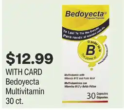 CVS Bedoyecta Multivitamin 30 ct offer