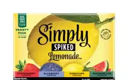 Target Simply Spiked 12-pk. hard seltzer offer