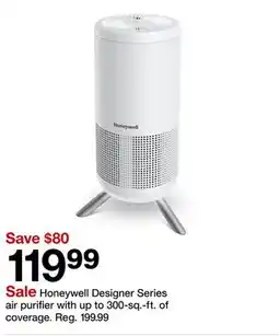 Target Honeywell Designer Series air purifier with up to 300-sq.-ft. of coverage offer
