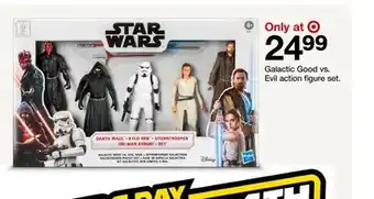 Target Galactic Good vs. Evil action figure set offer