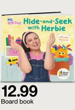 Target Hide-and-Seek with Herbie Board book offer