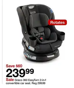 Target Graco 360 EasyTurn 2-in-1 convertible car seat offer