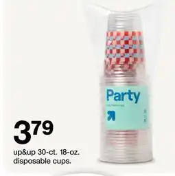 Target up&up 30 - ct. 18 - oz. disposable cups offer