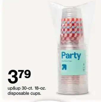 Target up&up 30 - ct. 18 - oz. disposable cups offer