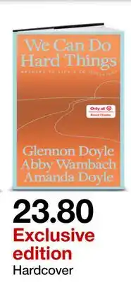 Target We Can Do Hard Things Hardcover offer