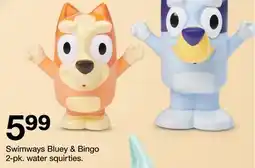 Target Swimways Bluey & Bingo 2-pk. Water Squirties offer