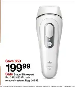 Target Braun Silk-expert Pro 3 PL3120 IPL Hair Removal System offer