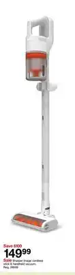 Target Sharper Image cordless stick & handheld vacuum offer