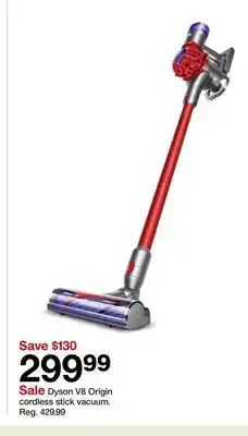 Target Dyson V8 Origin cordless stick vacuum offer
