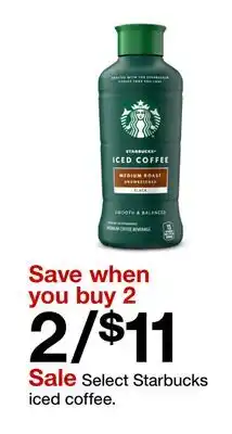 Target Select Starbucks iced coffee offer