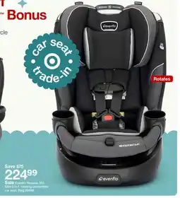 Target Evenflo Revolve 360 Slim 2-in-1 rotating convertible car seat offer