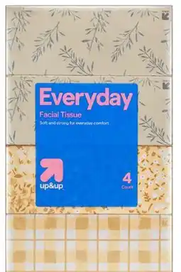 Target up&up Everyday 4-pk. 160-ct. facial tissues offer