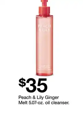 Target Peach & Lily Ginger Melt offer